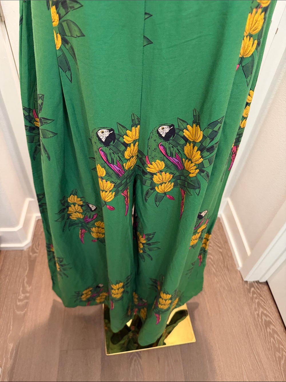 FARM Rio Green Rio Maracanã Strapless Jumpsuit Size XL - Picture 8 of 11
